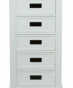 Kommode RITA - Weiß - 5 Schubkästen