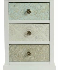 Kommode INEZ - Weiß - Mit 3 Schubladen