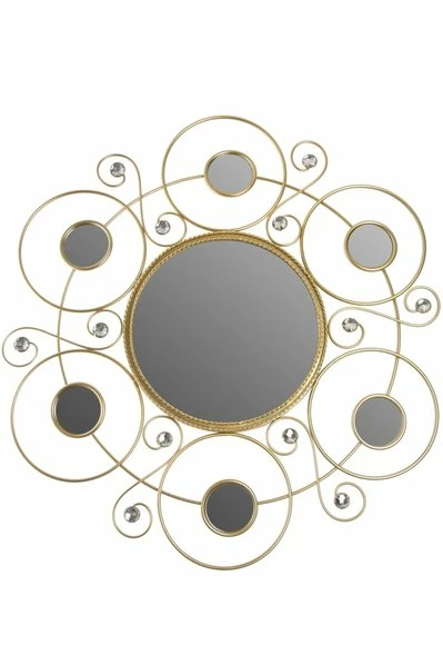 Spiegel HELIOS - Goldfarben - 50 Cm 1 Spiegel HELIOS - Goldfarben - 50 Cm