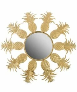 Spiegel ANNAMA - Goldfarben - 50 Cm