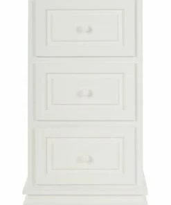 Kommode KLASSIK - Weiß Shabby Chic - 35 Cm