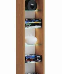 CD-DVD-Regal RASATO L - Buche - 77 Cm Hoch