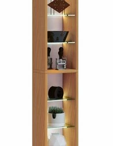 CD-DVD-Regal RASATO XL - Buche - 152 Cm Hoch