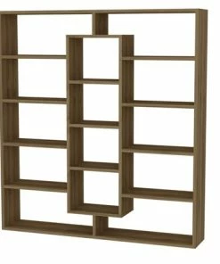 Bücherregal - Walnuss - 135,7 Cm Hoch