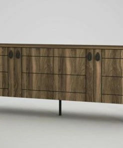Sideboard - Walnuss - 4 Türen - 185 Cm