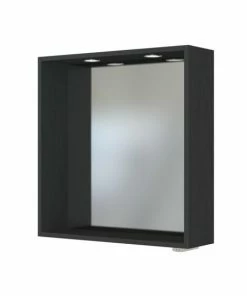 Spiegelpaneel DAVOS - Grafitgrau - 60 Cm