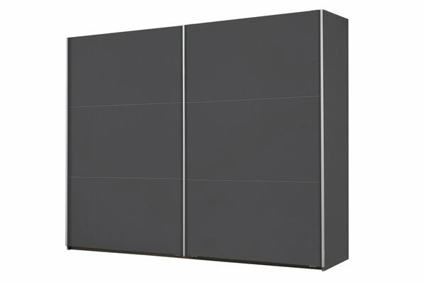 Schwebetürenschrank - Grau-metallic - 261 Cm 1 Schwebetürenschrank - Grau-metallic - 261 Cm