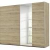 Schwebetürenschrank - Eiche Sanremo - Spiegel - 261 Cm