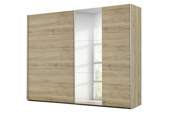 Schwebetürenschrank - Eiche Sanremo - Spiegel - 261 Cm 1 Schwebetürenschrank - Eiche Sanremo - Spiegel - 261 Cm