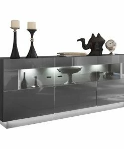 Sideboard SENSIS - Anthrazit - 160 Cm