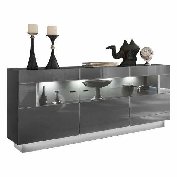 Sideboard SENSIS - Anthrazit - 160 Cm 1 Sideboard SENSIS - Anthrazit - 160 Cm