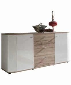 Sideboard RONDO - Weiß-San Remo Eiche - 170 Cm