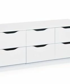 Kommode WESTPHALEN - Weiß - 122 Cm