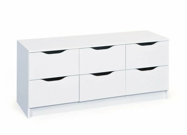 Kommode WESTPHALEN - Weiß - 122 Cm 1 Kommode WESTPHALEN - Weiß - 122 Cm