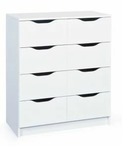 Kommode WESTPHALEN - Weiß - 92 Cm