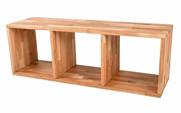 Würfelregal MARLON - Eiche Massiv - 104 Cm Breit 1 Würfelregal MARLON - Eiche Massiv - 104 Cm Breit