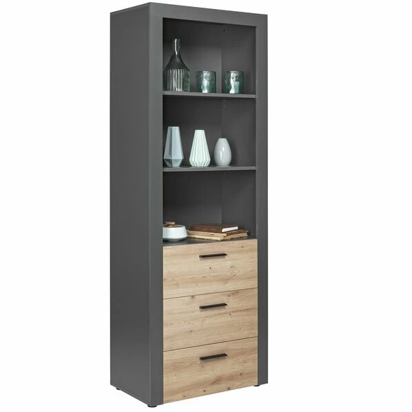Highboard CORBETO - Anthrazit - Artisan Eiche - 69 Cm 1 Highboard CORBETO - Anthrazit - Artisan Eiche - 69 Cm