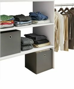 Kleiderregal DACHO - Weiß - Holz - 100 Cm