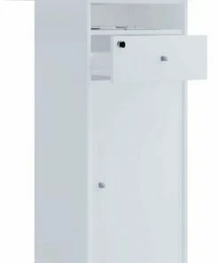 Beamer-Stand NETA - Weiß - Drehtür - Schublade - 60 Cm
