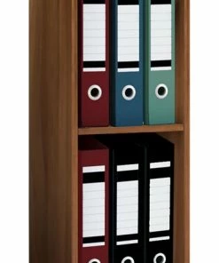 Büroregal OFFAS 2 - Kern-Nussbaum - 2 Fächer - 34 Cm