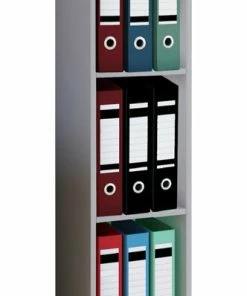 Büroregal OFFAS 2 - Grau - 3 Fächer - 34 Cm